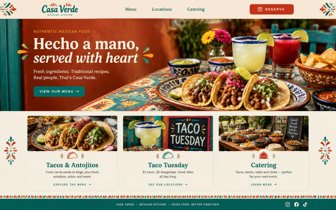 Casa Verde website template