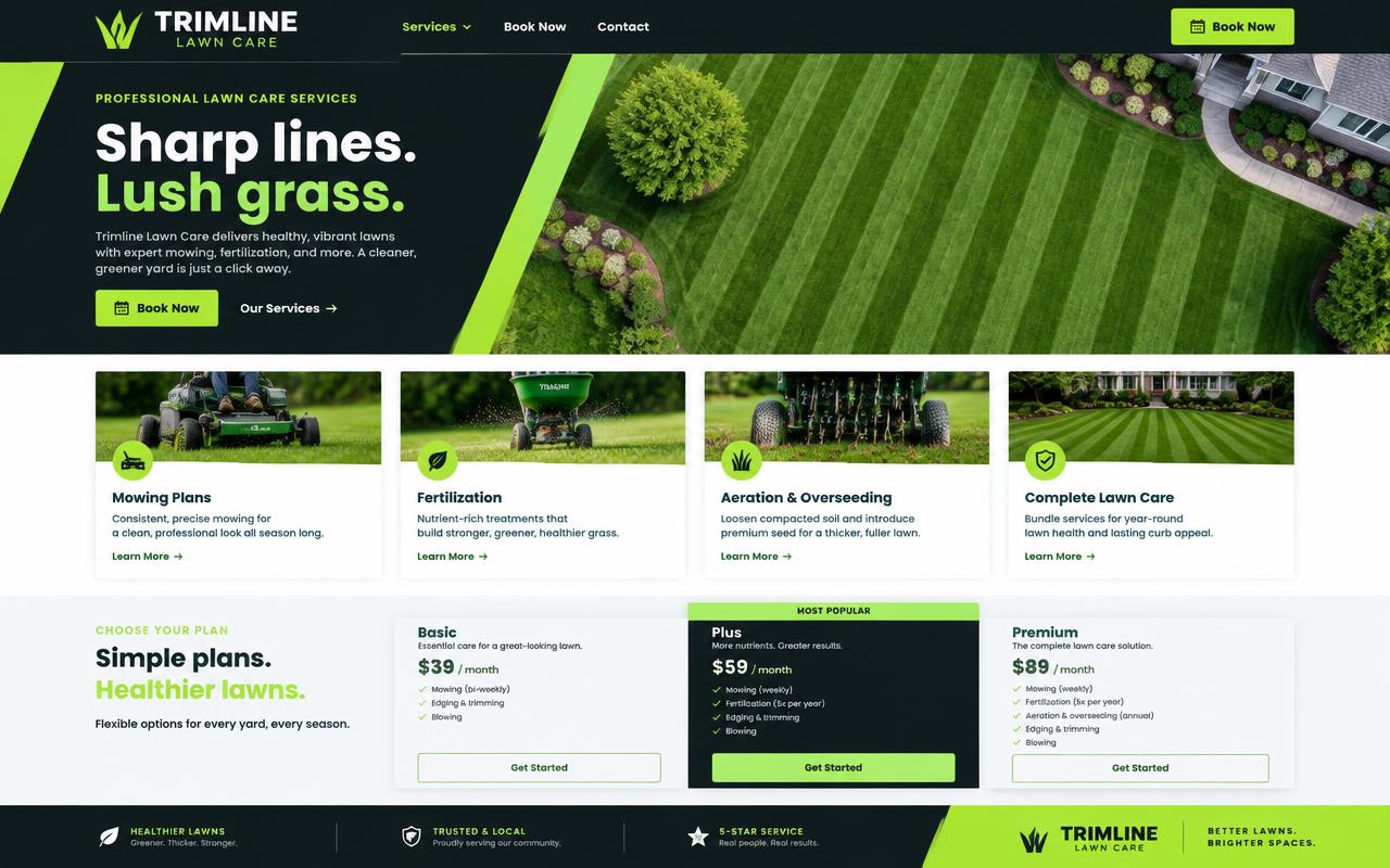 Trimline website template